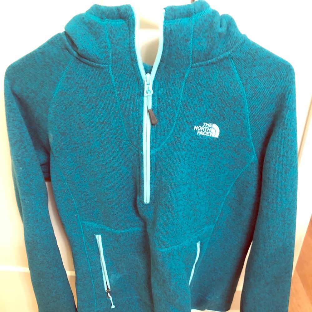 North Face hooded sweatshirt